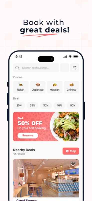 On & Off app — great deals