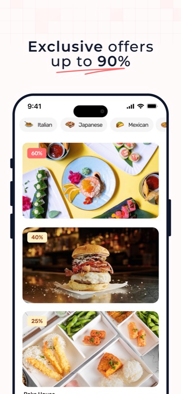 On & Off app — exclusive offers